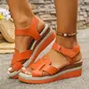 Sandálias Flat Versáteis para Praia Femininas, Sandálias Plataforma, Estilo Europeu e Americano, Novo Design Aberto na Ponta, Atacado Casual de Verão Tamanho Grande
