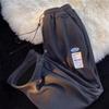 Pantalones deportivos Waffley para hombre, rectos, holgados, estilo Hong Kong, modernos, casuales, cortos, de pierna ancha, deportivos de calle