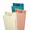 Tira ranurada de plástico multicolor de doble cara Perfil extruido de PVC Tipo H Procesamiento a presión Sellado de borde personalizado para puertas y ventanas Material duro