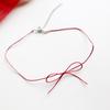 Nuevo Collar Ankesela de Terciopelo Rojo Joyería Colgante Gargantilla Gargantilla Cadena Corta para Clavícula para Mujer