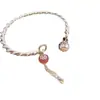 Conjunto de Pulseiras Sino Estilo Antigo Chinês Tendência Nacional para Mulheres, Pulseira Leve de Nicho Luxuoso com Acessórios de Franja