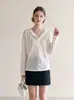 Suéter de punto con capucha de principios de otoño, sudadera holgada y relajada, suéter adelgazante con un diseño elegante, top de punto 25755
