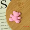 Acessórios de Resina Urso Pêssego Xadrez Multicolorido DIY Cola Creme Capinha de Celular Copo de Água Acessórios de Cabelo Oferta de Fábrica de Apliques