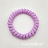 Tocado coreano transfronterizo, novedad de verano, color primavera, pequeño, fresco, línea telefónica, anillo para el cabello, accesorios para el cabello simples, de alta elasticidad y sin costuras