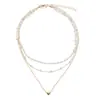 Nuevo Collar con Forma de Cruz Transfronterizo de Amazon, Moderno Estilo Europeo y Americano, Cadena para Clavícula de Mujer Apilable, Adecuado para Vestidos de Fiesta