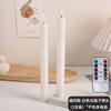 Vela Digital com Controle Remoto LED Vela de Polo Longo Decoração de Casamento Transfronteiriça Dia dos Namorados Aniversário Luz de Vela Artificial Falsa