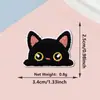 Adesivos de Tecido Bordados de Gatinho Animal Desenho Animado Fofo Novos Adesivos Decorativos de Tecido Autoadesivos para Roupas Meias e Chapéus Adesivos Patches DIY