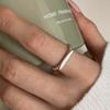 Anillos Dulces en Forma de Corazón para Mujer, Apilables, Versátiles, Elegantes Anillos Abiertos Geométricos en Espiral con Forma de S, Anillos de Moda para el Dedo Índice