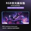 Fábrica de Origem Mouse Pad Série Graffiti Tapete de Mesa de Escritório Anime Rgb Luminoso Mouse Pad para Jogos Logo Personalizado