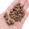 Contas de Madeira com Furo Grande Placa de Contas Soltas Pulseira Acessórios de Pulseira Colar Contas Artesanais Material DIY Acessórios de Joias