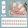Agita el sonido de pequeñas explosiones de libro rojo manicura usar alto sentido de uñas postizas removible hada mariposa rodajas de uña venta al por mayor