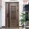 Puerta de Entrada Moderna de Aleación de Aluminio, Puerta Antirrobo para Villa de Estilo Moderno Simple, Puerta de Entrada de Acero Inoxidable de Doble Hoja, Puerta Antirrobo