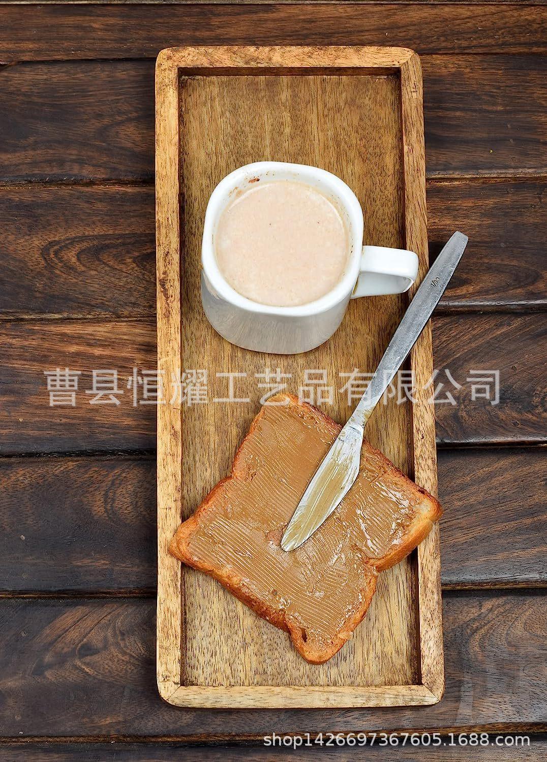 芒果木托盘实木餐盘家用日式面包零食收纳盘 可定 制BSCI