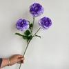 Nuevo arreglo floral de 3 cabezas con peonías Koi para bodas, auditorio, hilera de flores, camino, simulación decorativa, jarrón, colocación de flores, disponible en stock.
