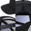 Gorra de béisbol de siete piezas con visera plana y parte superior rígida de estilo hip hop, para hombres y mujeres, de malla transpirable, con visera plana y lengüeta, para primavera y verano, a prueba de sol.