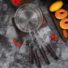 Cuchara para Dumplings Hogar Olla Caliente Malla de Acero Inoxidable Tamaño Grande y Pequeño Colador Cuchara de Cocina Filtro para Freír