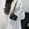 Moda Transfronteriza Mini Bolso de Hombro con Cadena para Mujer 2025 Nuevo Combinable Rómbico para Viaje Bandolera Pequeño Cuadrado