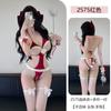 Pinxian Ropa Sexy Otoño e Invierno Navidad Rojo y Blanco Piel Cos Uniforme Gordo m Con Cordones Pareja Gratis alrededor de 2575