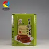 Caja de regalo de pescado ahumado personalizada cajas de cartón corrugado para snacks especiales caja de embalaje portátil para alimentos cocinados Color de caja personalizado para salchicha tocino