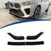 Adecuado para 23-26 X2 Bmw U10 Spoiler Frontal Labio Frontal 4 Secciones Estilo Mp Material PP Negro Brillante