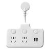 Adaptador Multi-Enchufe con USB Inteligente, Regleta de Alimentación Multi-Puerto, Alargador y Carga Rápida Inteligente
