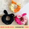 Ligas Gruesas Elásticas para el Cabello Tejidas a Mano de Color Dopamina, Alta Elasticidad Duraderas Bandas Elásticas Hechas a Mano