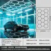 Lámpara LED de panal transfronteriza lámpara de panal de empalme hexagonal lámpara para lavado de autos reparación de autos estación de belleza lámpara DIY bar fitness oficina