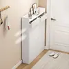 Gabinete de Zapatos Ultradelgado para Entrada del Hogar, Gabinete de Almacenamiento de Gran Capacidad para Balcón, Zapatero Simple Moderno Económico