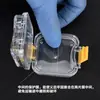 Cavidad bucal dental con caja de dientes de película caja de almacenamiento de dientes transparente caja de dentadura postiza caja de protección de dentadura postiza de incrustación caja de almacenamiento se puede imprimir logo