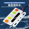 Nuevo modelo de luz de advertencia parpadeante multicolor COB para montaje en coche, luz de advertencia parpadeante lateral para camión, luz de advertencia de alto brillo para remolque
