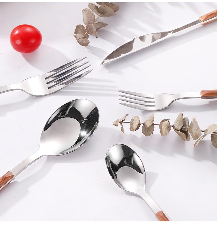 木纹西餐餐具详情_11