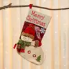 Meias de Natal, Sacolas de Presente de Natal, Meias Pequenas de Natal, Enfeites de Árvore de Natal, Itens Decorativos, Meias de Juta