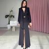 Nuevo Otoño 2025 Amazon Transfronterizo Europeo y Americano Cuello en V Manga Larga Moda Entallado Elegante Vestido de Mujer