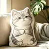 2026 Modelo Nuevo Almohada de Peluche Divertida con Forma de Animal y Patrón de Impresión Digital, Almohada Casera Casual y Cómoda