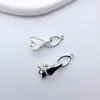 Fivela Lisa de Cobre Fundido Cauda de Baleia Peixe Fivela de Pressão Colar Corrente de Suéter Fivela de Joia Acessórios de Joias Artesanais DIY