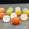 Jade de Seda Dorada Natural Multicolor con Agujero Pasante Campanilla de Viento Flor Calabaza Cuentas Pulsera DIY Joyería Colgante Accesorios Pequeños Piezas Sueltas Venta al por Mayor