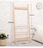 Perchero de Ropa Simple Estilo Ins Multifuncional de Pie Perchero de Madera Maciza para Abrigos Hogar Dormitorio Perchero de Madera para Ropa Perchero para Bolsos Perchero para Sombreros