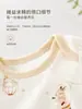 Body de Algodón Puro Antibacteriano Estilo Coreano Cuello Envolvente Triángulo para Bebé Temporada de Primavera y Otoño Traje de Una Pieza de Manga Larga para Bebé Mameluco