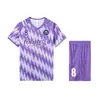 Uniforme de Fútbol para Niños Clase A Seda de Hielo Manga Corta Conjunto de Chándal Traje de Equipo de Competición Transpirable Secado Rápido Camiseta Ropa Deportiva de Moda
