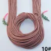 Cuerda Trenzada de Núcleo Bicolor Vertical de 5 mm Correa Cruzada de Moda Cuerda Decorativa Cordón para Cintura de Ropa Longitud Ajustable