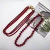 Colar Vintage com Contas Mais Vendido na Primavera e Verão, Novo Estilo com Toque Vintage, Multicamadas, Colar Longo de Pérolas de Alta Qualidade para Mulheres