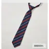 Corbata de estilo universitario JK/DK a rayas japonesas sin corbata uniforme estudiantil rojo cianótico gris azul camisa accesorios de uniforme para hombres y mujeres