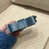 Grampo de Cabelo de Veludo com Laço de Camada Dupla para Outono e Inverno para Mulheres, Piranha Vertical de Alta Qualidade para a Parte de Trás da Cabeça, Acessório de Cabelo Tipo Piranha