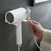 Suporte para Secador de Cabelo sem furos banheiro banheiro Suporte para Secador de Cabelo ferro armazenamento de secador de cabelo suporte de parede
