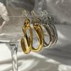 G Pendientes Inteligentes Asimétricos Brillantes de Moda y Personalizados, Mismo Diseño de Nicho que los Bloggers de INS, para Ropa de Trabajo F9-5