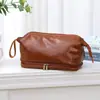 Bolsa de tocador para hombre de PU al por mayor transfronteriza para viajes de negocios y viajes, bolsa de mano para maquillaje de negocios, bolsa de tocador, bolsa de almacenamiento
