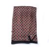 Cachecol Masculino Moda Moda 100 Mulberry Seda Dupla Camada Estampada Camisa Terno de Negócios Cachecol Longo Lenço de Seda Lenço