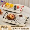 Estante de Almacenamiento de Tazas para el Hogar Seleccionado Cuidadosamente Gabinete de Almacenamiento de Escritorio Estante para Tazas de Té Estante de Secado Estilo Crema Estante para Tazas de Cocina
