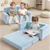 Sofá multifuncional para niños, sofá cama rosa, silla reclinable plegable para dormitorio, sillón reclinable para niños en casa, transfronterizo