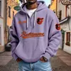 Ropa Nueva para Hombre Transfronteriza 3D Amazon Más Vendida Sudadera con Cremallera Tendencia de Comercio Exterior Sudadera Serie Nueva de la NFL